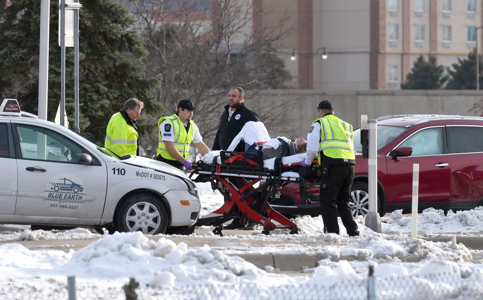 Belgrade Avenue collision injures two